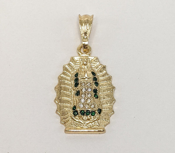 Plated Virgin Mary Pendant