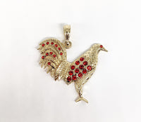 Plated Rooster Pendant