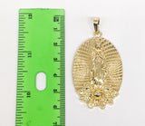 Plated Virgin Mary Pendant