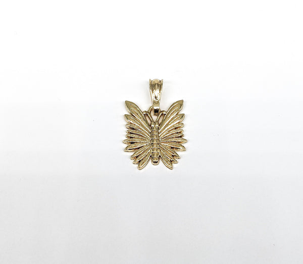 Plated Butterfly Pendant