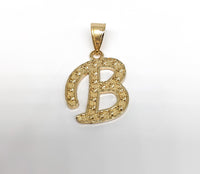 Plated Letter Pendant