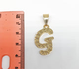 Plated Letter Pendant