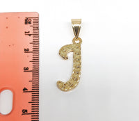 Plated Letter Pendant