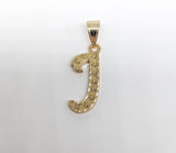 Plated Letter Pendant