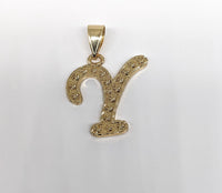 Plated Letter Pendant