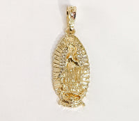 Plated Virgin Mary Pendant