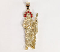 Plated Saint Jude Thaddaeus Pendant