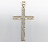 Plated Bling Cross Pendant