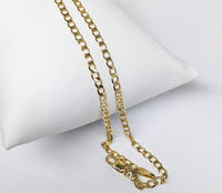 Plated 14K 3mm Cuban Chain