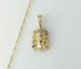 Plated Jesus 14K Twist Chain Necklace