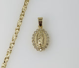 Plated Dainty Saint Jude 3mm Star Chain Necklace