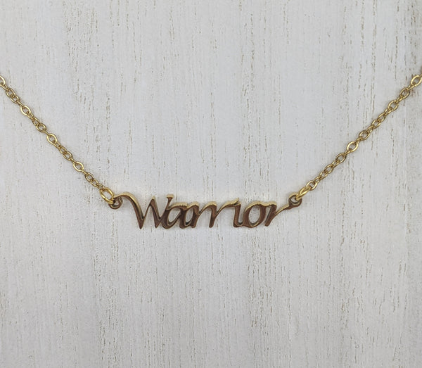 Stainless Steel "Warrior" Necklace